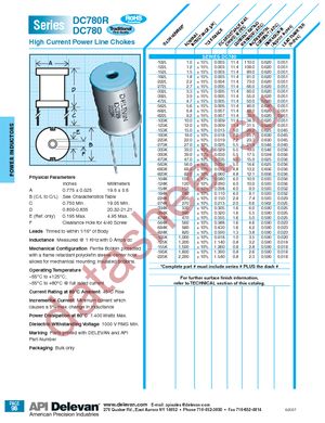 DC780-122L datasheet  